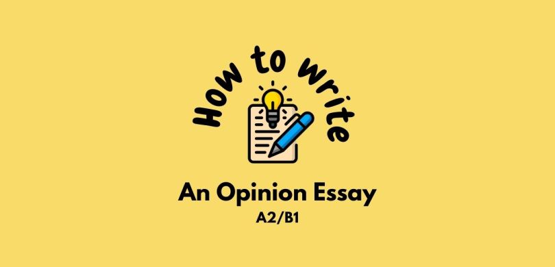 how to write a formal opinion essay